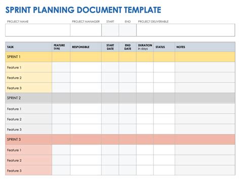 Planning Template