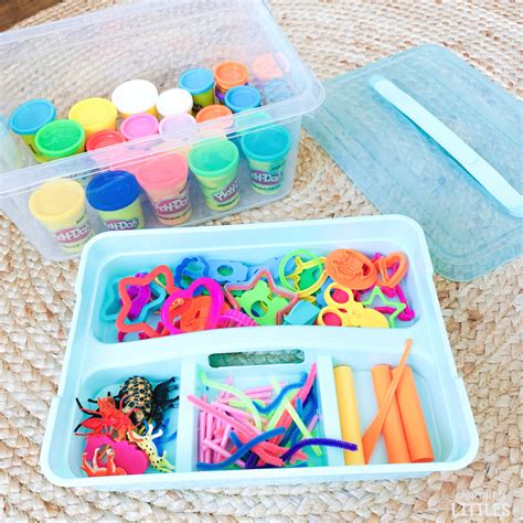 Play Doh Storage