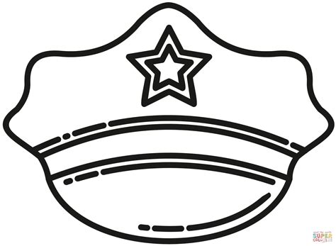 Police Hat Printable 7