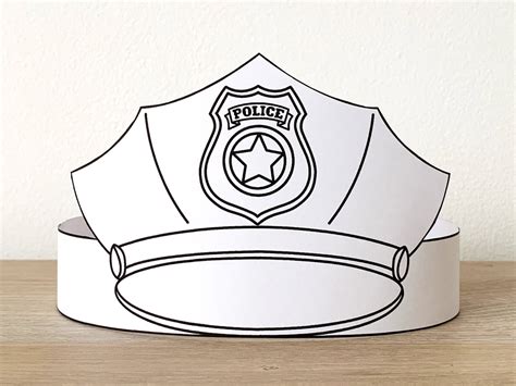 Police Hat Printables