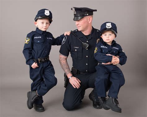 Police Officer with Children