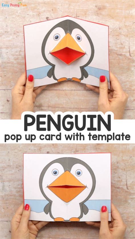 Pop Up Penguin Template Design Examples