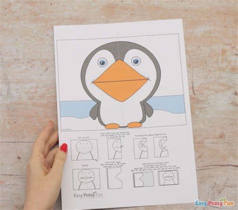 Pop Up Penguin Template Design Tricks