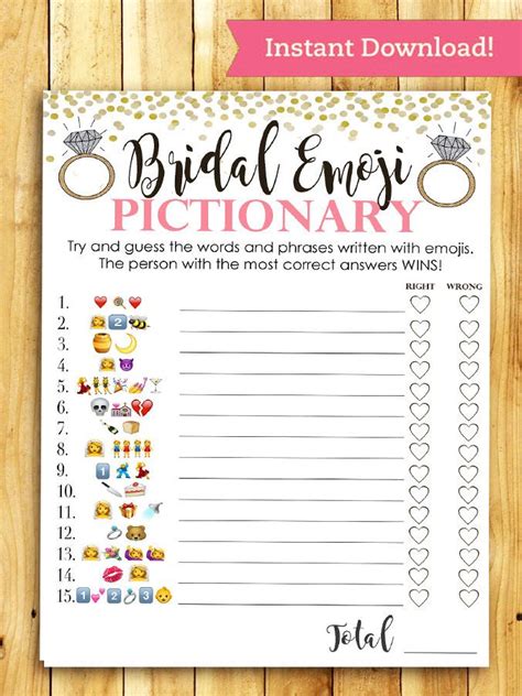 Popular Bridal Shower Printables