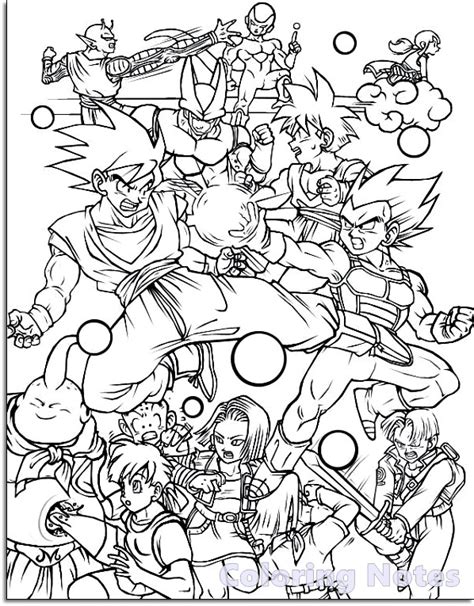 Popular Dragon Ball Z Printables