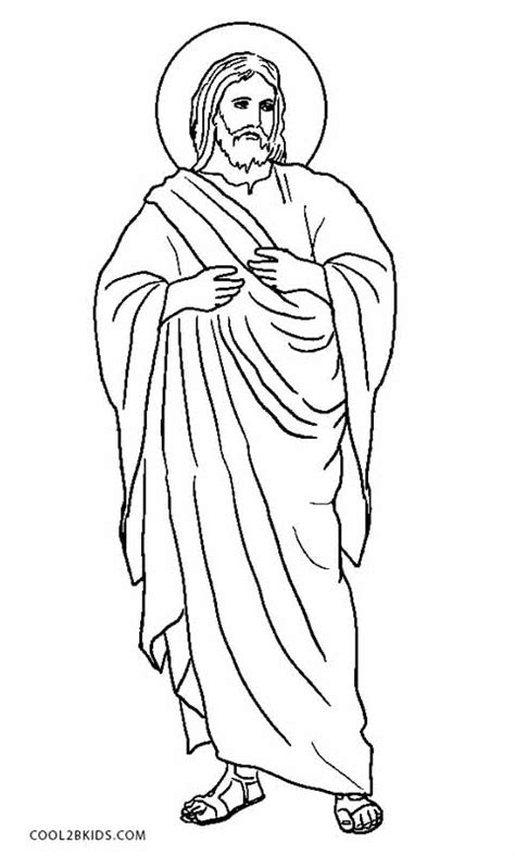 Popular Jesus Coloring Pages Printable