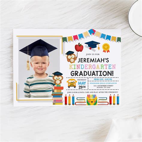 Popular Kindergarten Graduation Invitation Themes