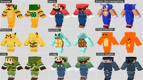 Popular Minecraft Characters