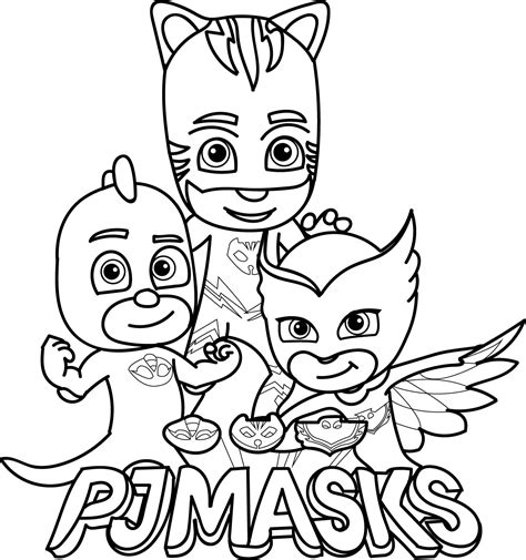 Popular PJ Masks Coloring Pages