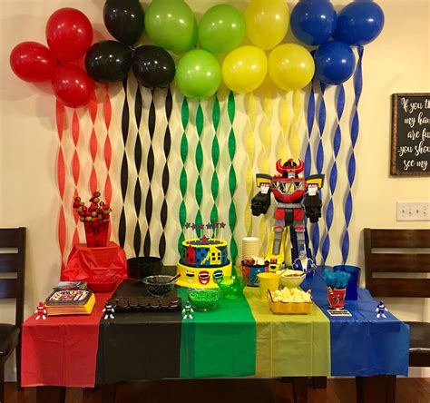 Power Ranger Party Ideas