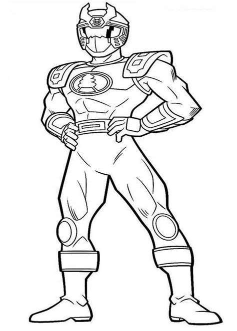 Power Rangers Ninja Storm Coloring Pages