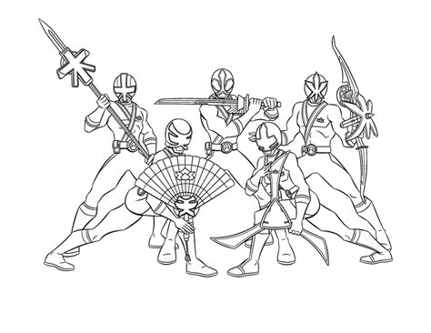 Power Rangers Wild Force Coloring Pages