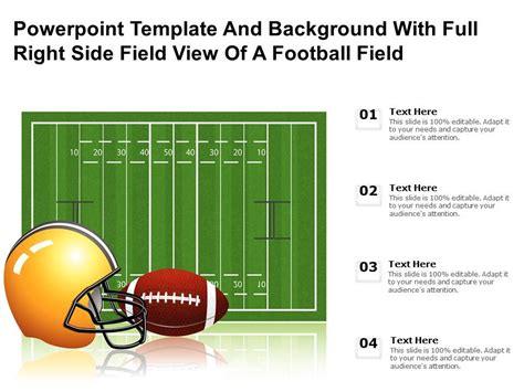 Practical Examples of Football Field PowerPoint Template