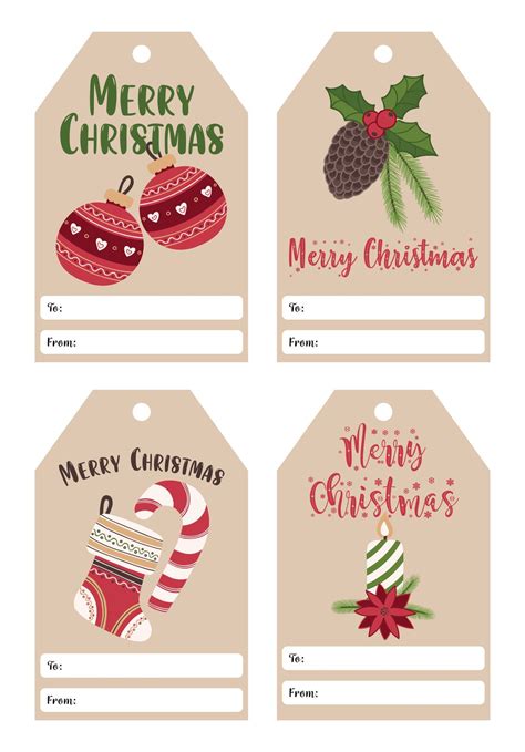 Practical Uses Christmas Tags Image