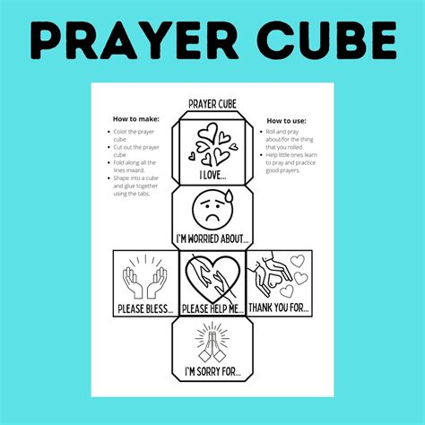 Description of Prayer Cube Types