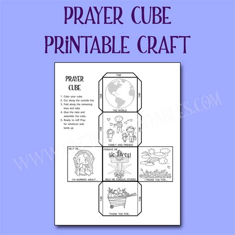 Description of Prayer Cube Uses