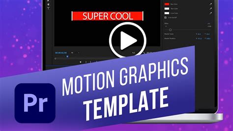 Premiere Pro Motion Graphics Template