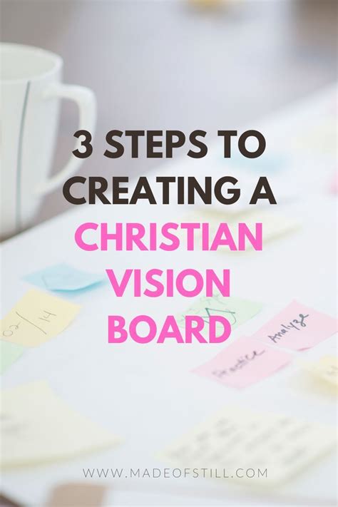 Preparing to Create Your Christian Vision Board