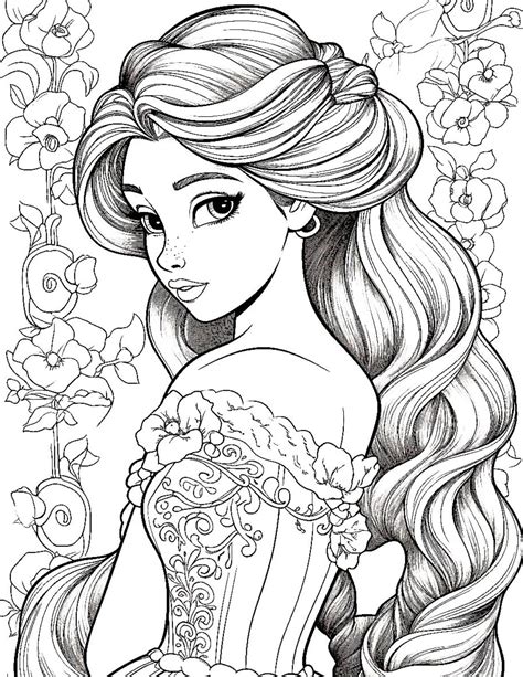 Princess Coloring Pages For Girls