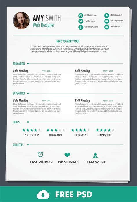 Print-Ready Resume Template