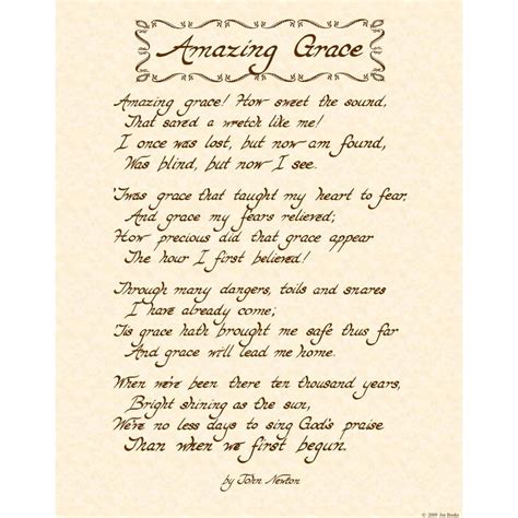 Benefits of Using Printable Amazing Grace Words