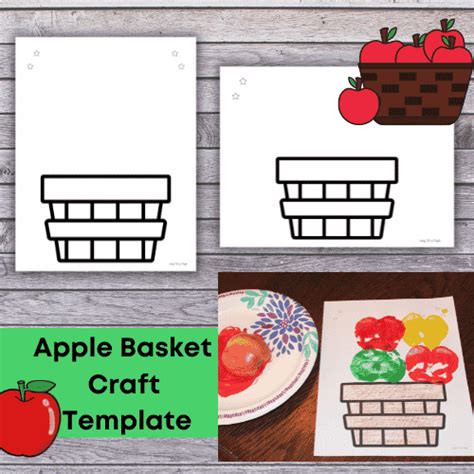 Printable Apple Basket Templates