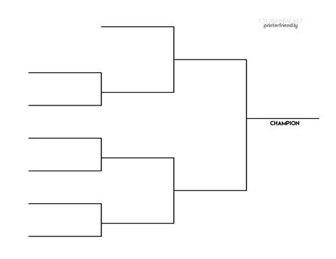 Printable Bracket Templates