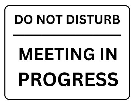 Printable Do Not Disturb Signs For Professional Use