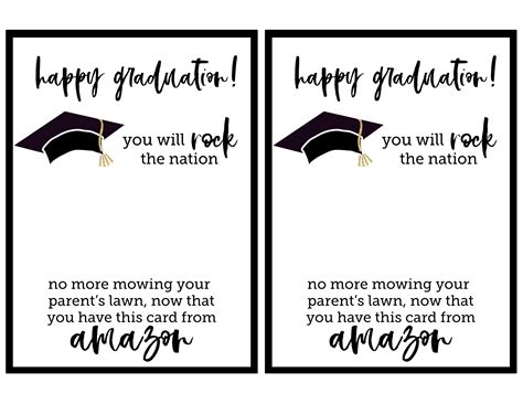 Printable Graduation Cards