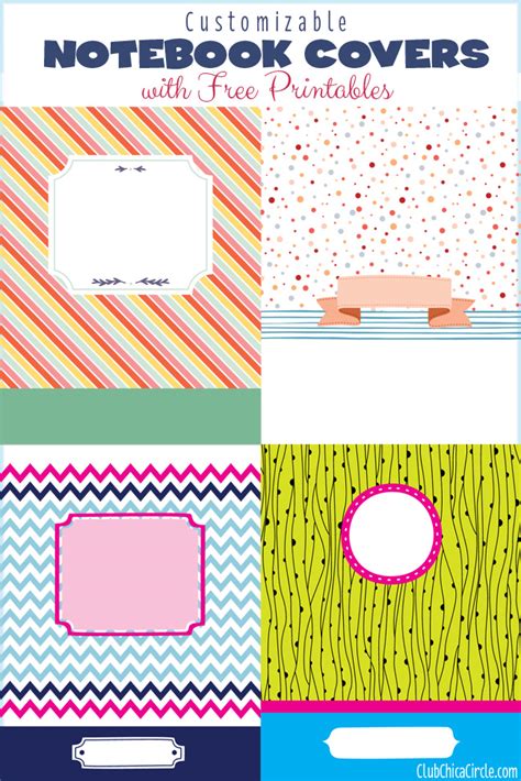 Printable Notebook Designs