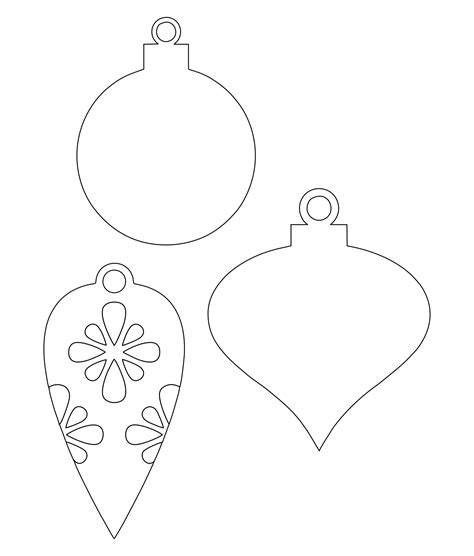 Printable Ornament Templates