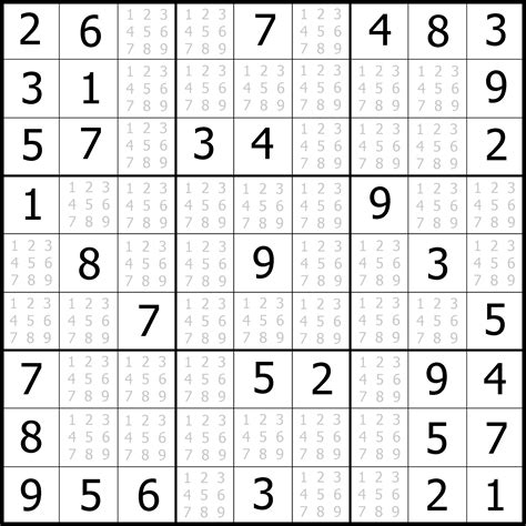 Printable Sudoku Puzzles