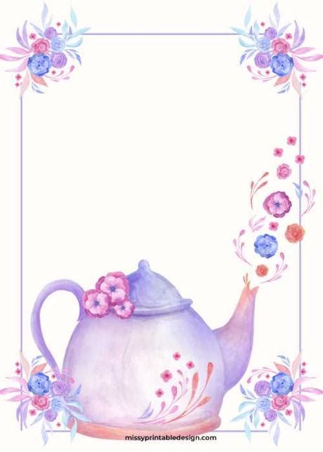 Printable Tea Party Invitations Benefits