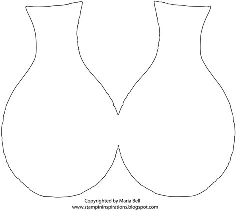 Printable Vase Templates For Christmas