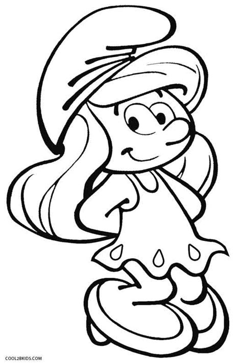 Printing Smurf Coloring Pages