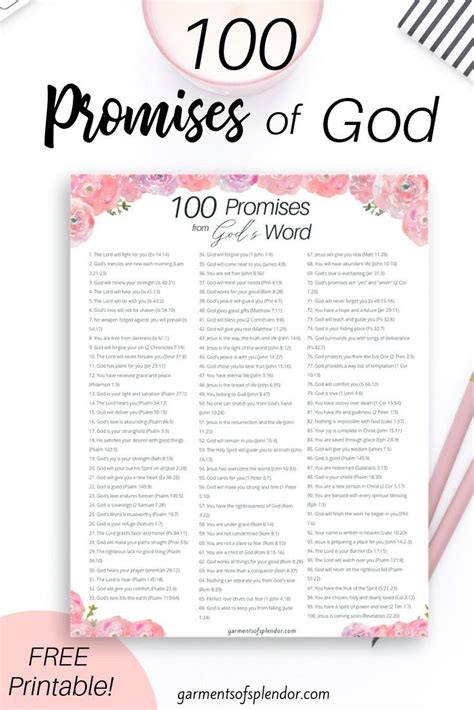 Promises Printable Sheets Image 1