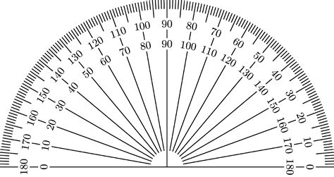 Protractor Template