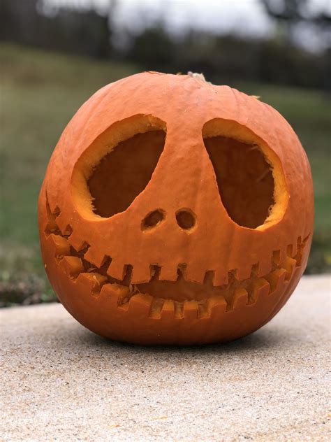 Pumpkin Carving Jack Skellington