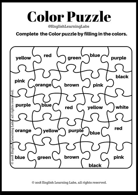 Puzzle Worksheets