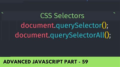 Advanced Scenarios with QuerySelectorAll