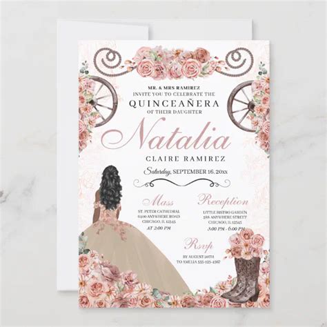 Quinceanera Invitation Creation