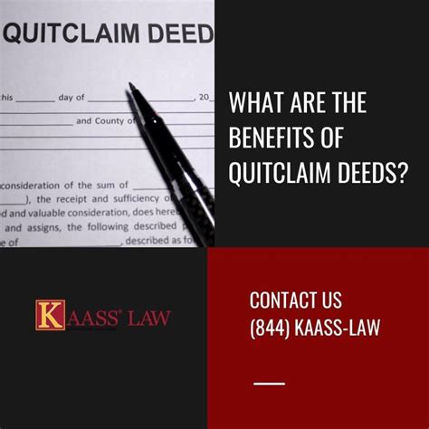 Quitclaim Deed Benefits