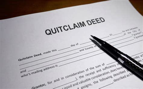 Quitclaim Deed Common Mistakes