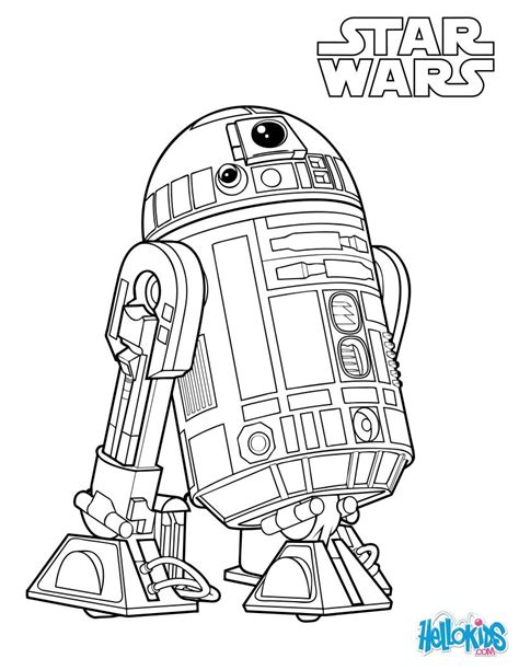 R2-D2 Coloring Page