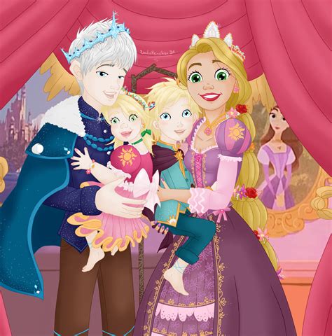 Rapunzel with the Royal Family