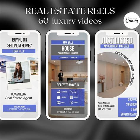 Real Estate Reels Publishing Template