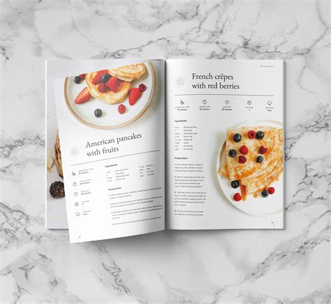 Recipe Book Template Design