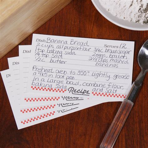 Recipe Card Sharing