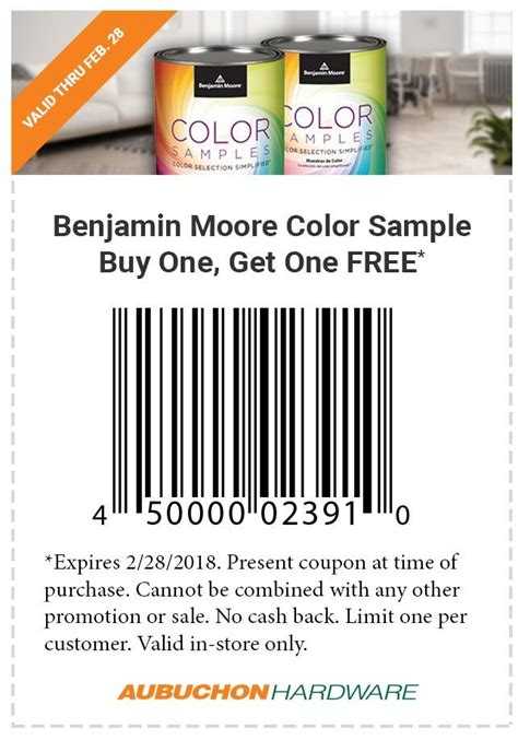 Redeem Benjamin Moore Coupons