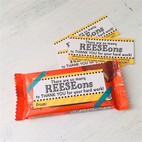 Importance of Reese's Teacher Appreciation Printables